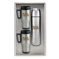 Deluxe Stainless Steel Mug Gift Set